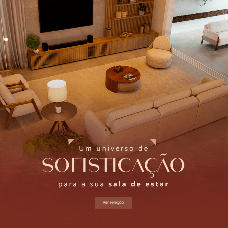 Sala de Estar - Sofisticação